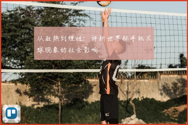 从狂热到理性：评析世界杯手机买球现象的社会影响