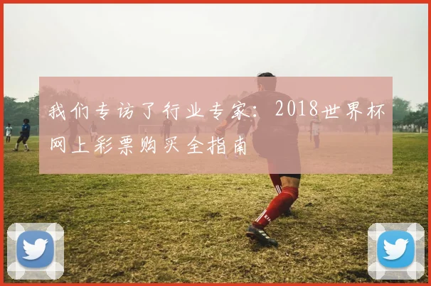 我们专访了行业专家：2018世界杯网上彩票购买全指南